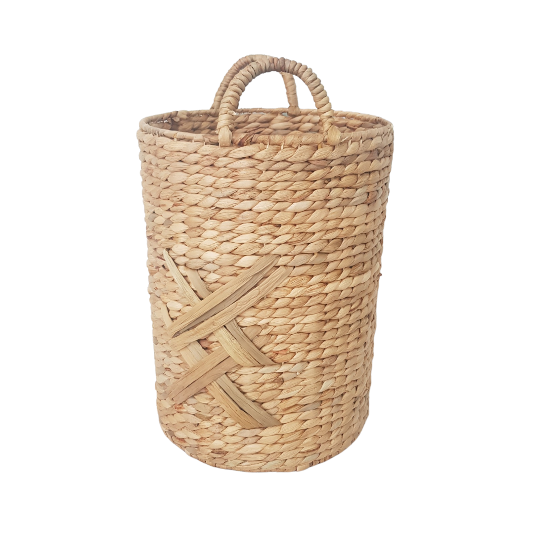 criss-cross handle basket - hmly.