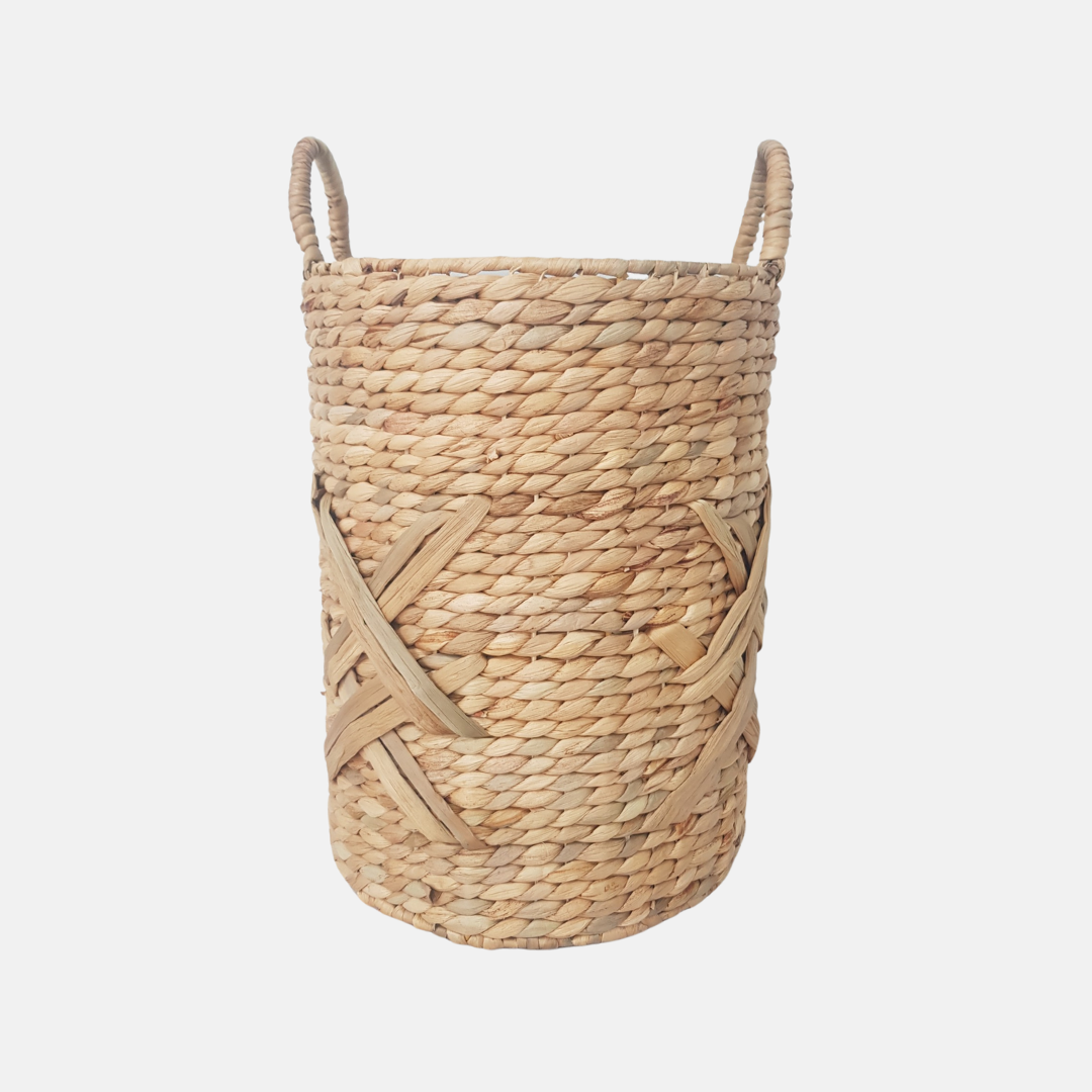 criss-cross handle basket - hmly.