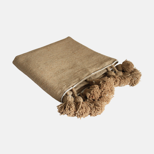 pom pom tassel throw - hmly.