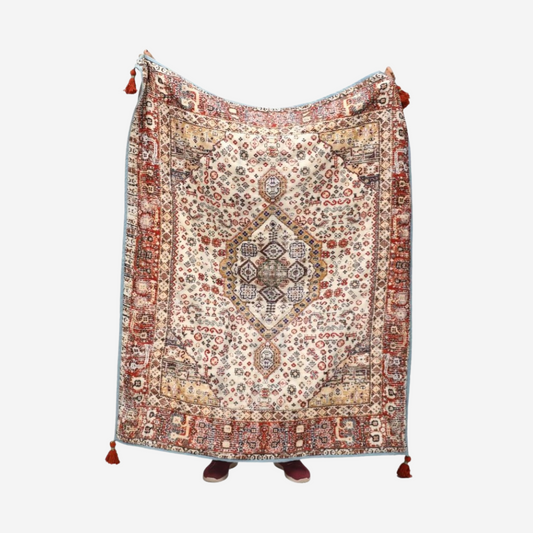 moroccan quilted cotton throw - hmly.