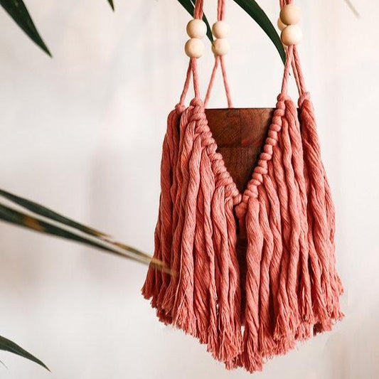 macrame plant hanger - hmly.
