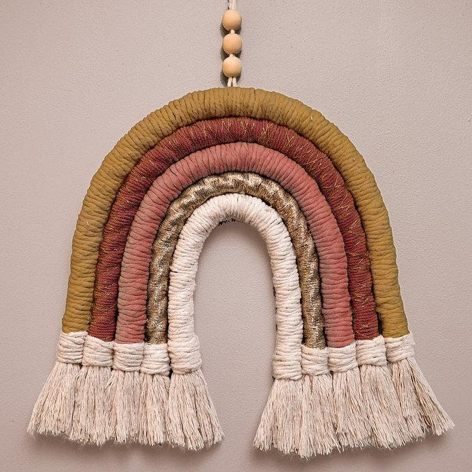 macrame rainbow - hmly.