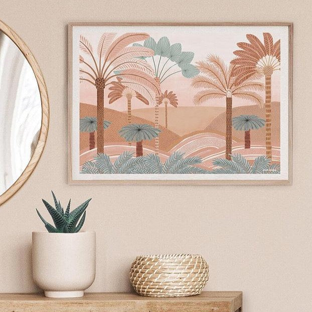 glistening lands wall art print - hmly.