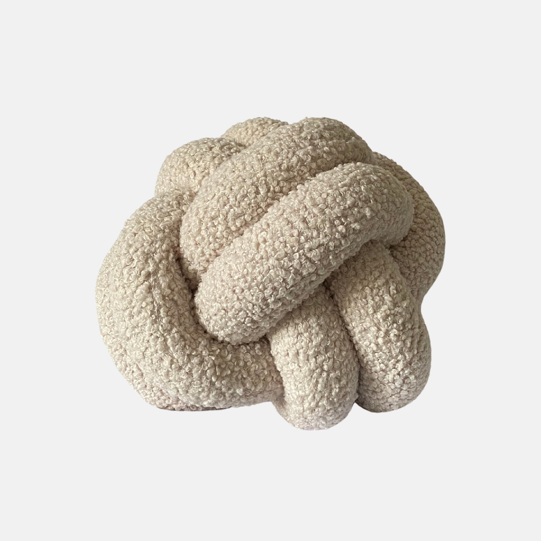 boucle knot cushion - hmly.