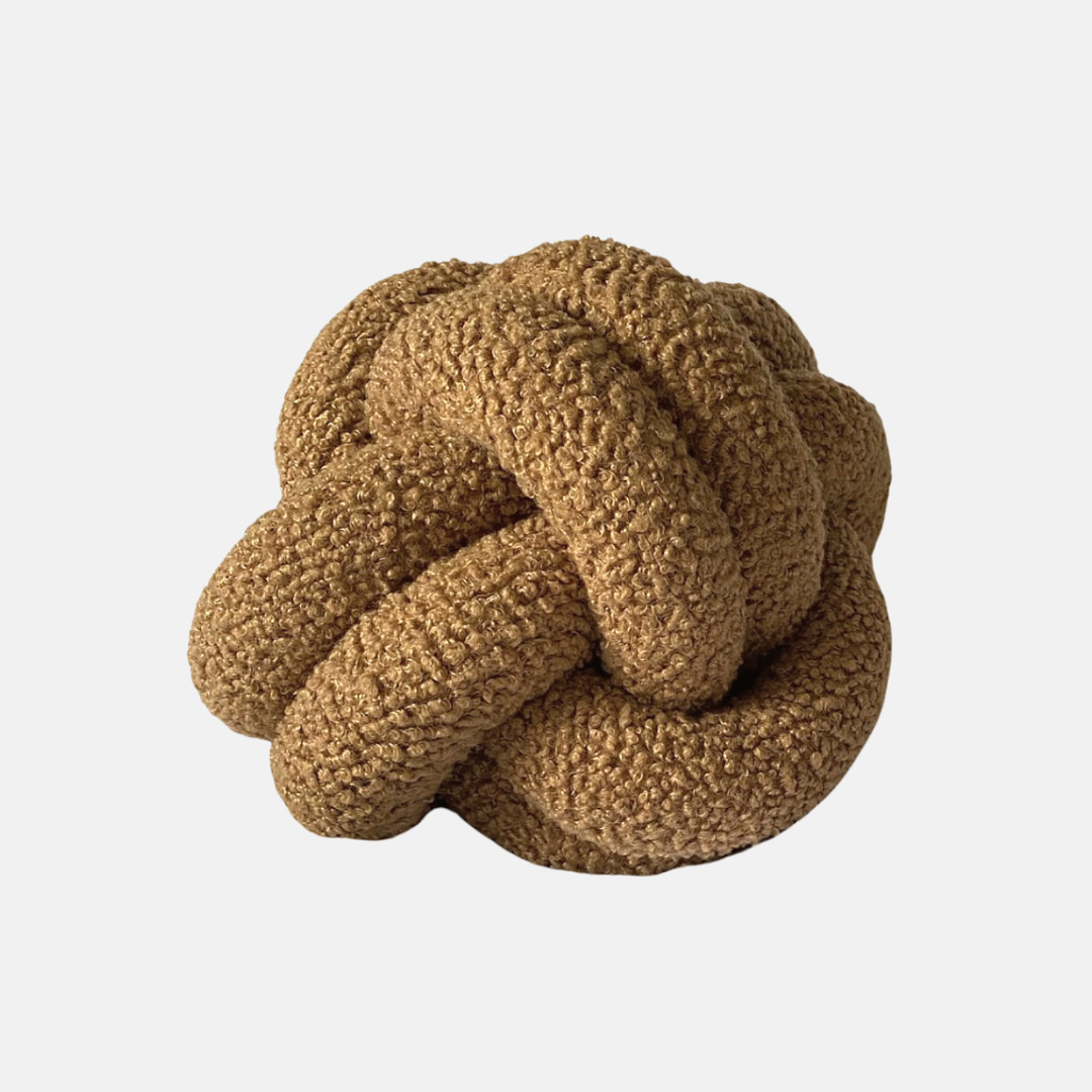 boucle knot cushion - hmly.