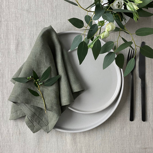 set of 4 linen napkins - hmly.
